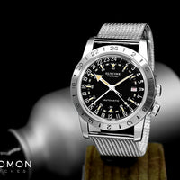 Airman “The Chief” GMT Black - Bracelet Ref. GL0464