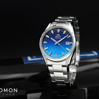 Mechanical Contemporary Stretto Date Gradient Blue - Ltd Ed Ref. RA-AC0R09L